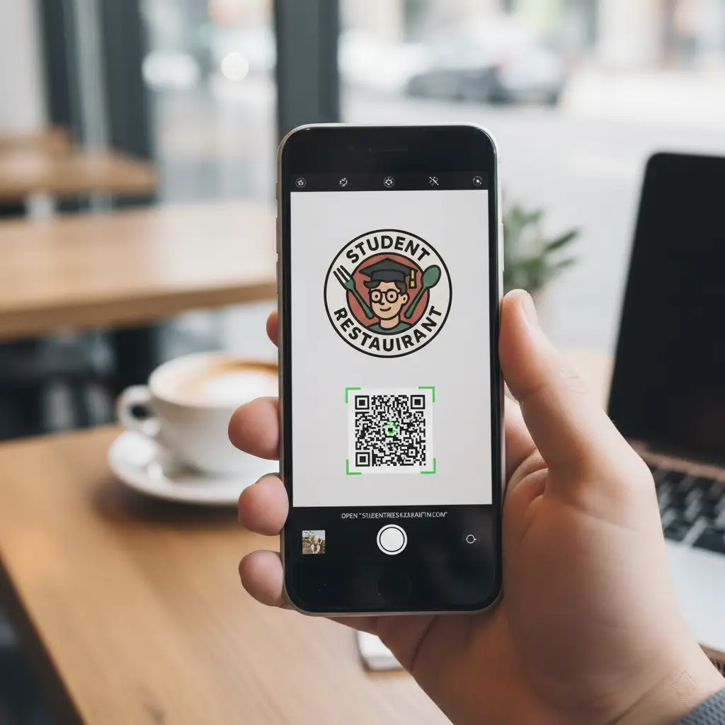 סריקת QR Code לתפריט דיגיטלי